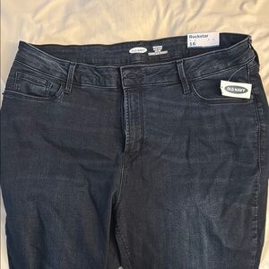 Old Navy Women's Rockstar Super Skinny High Rise Size 16 New